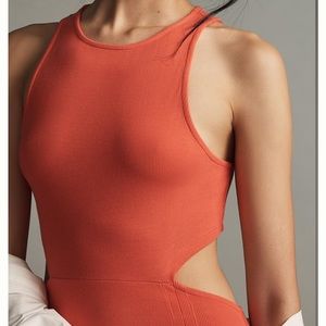 Boardeaux Cutout Dress in Tangerine